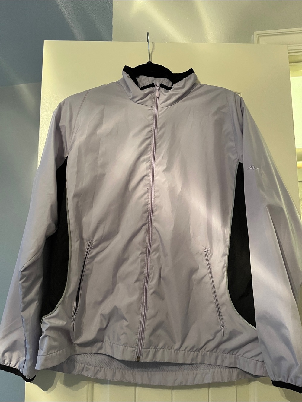 Athletic Works Lavender Utility Jacket with Black Panels